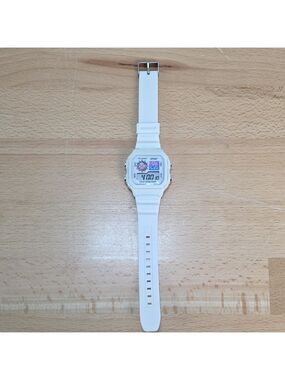 White Digital Watch